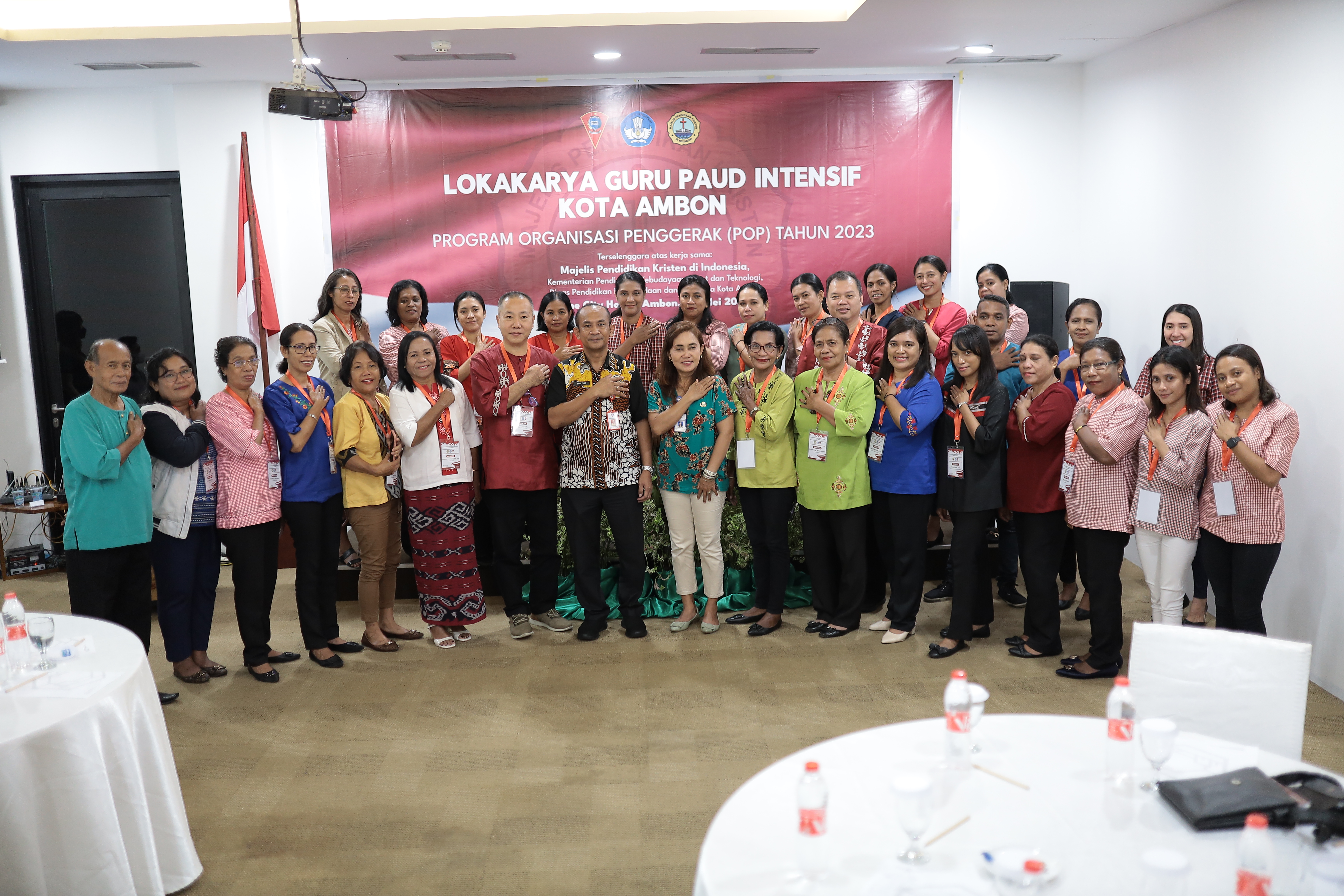 Lokakarya Guru PAUD Intensif Kota Ambon POP 2023